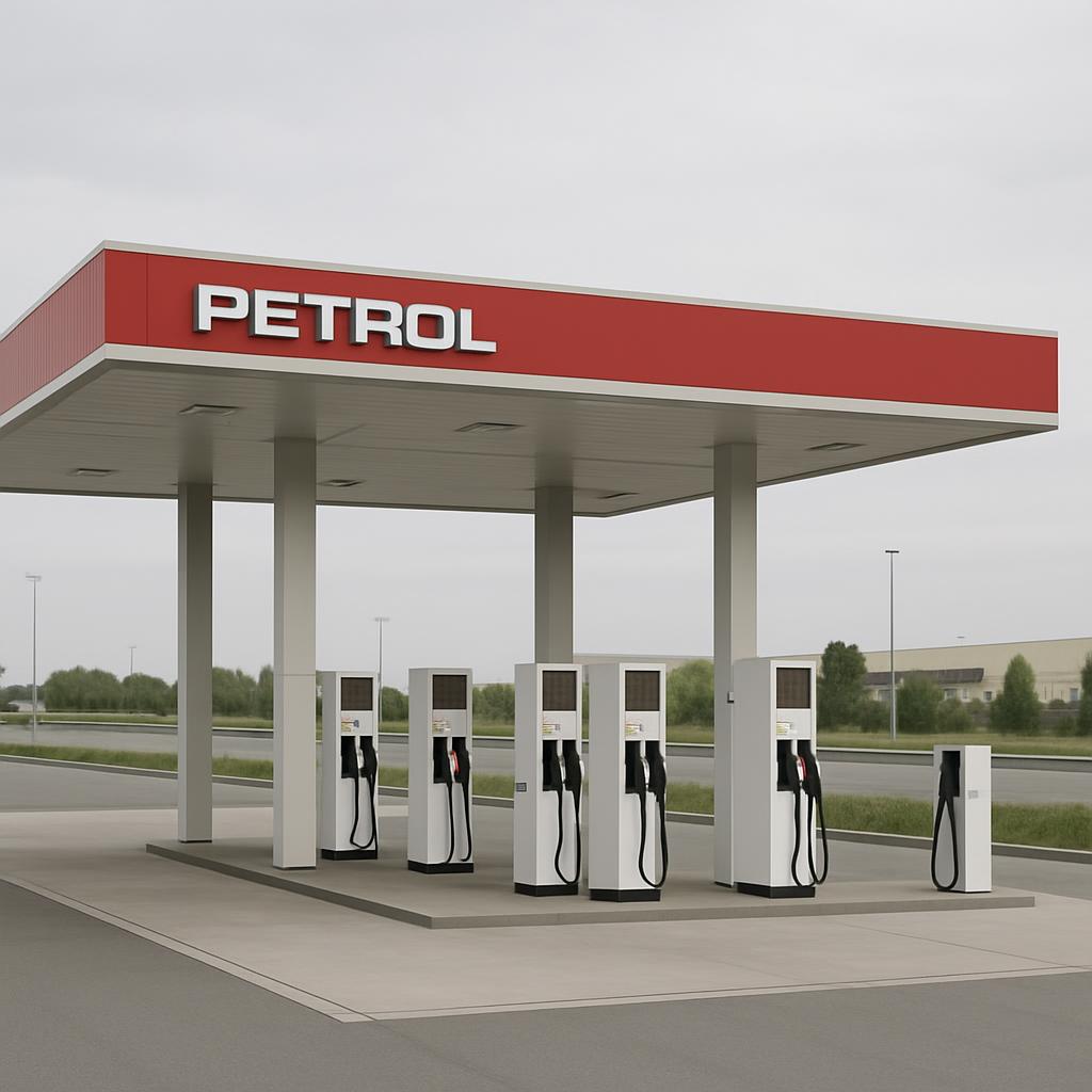 Petrol istasyonu.